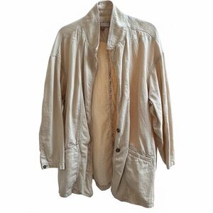 Pilcro linen/cotton Oversized Jacket